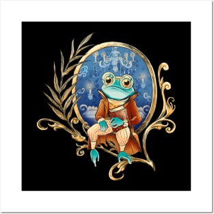 WIZARD FROG CHARACTER Posters and Art